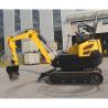 Buy cheap CE Mini Excavator Machine EPA 1.7 Ton Digger For Ramming from wholesalers