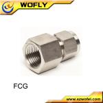 1/2Inch Gas Pipe Compression Fittings , 90° Elbow Shaped Ss Plumbing Fittings