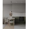 Buy cheap Minimalist Elegance Kitchen Cabinet Chic Grey With Green Kitchen Furniture from wholesalers