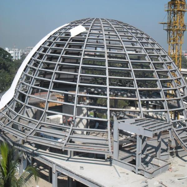 Buy cheap S235JR Prefabricated Steel Portal Frame Metal Building EPS Roof from wholesalers