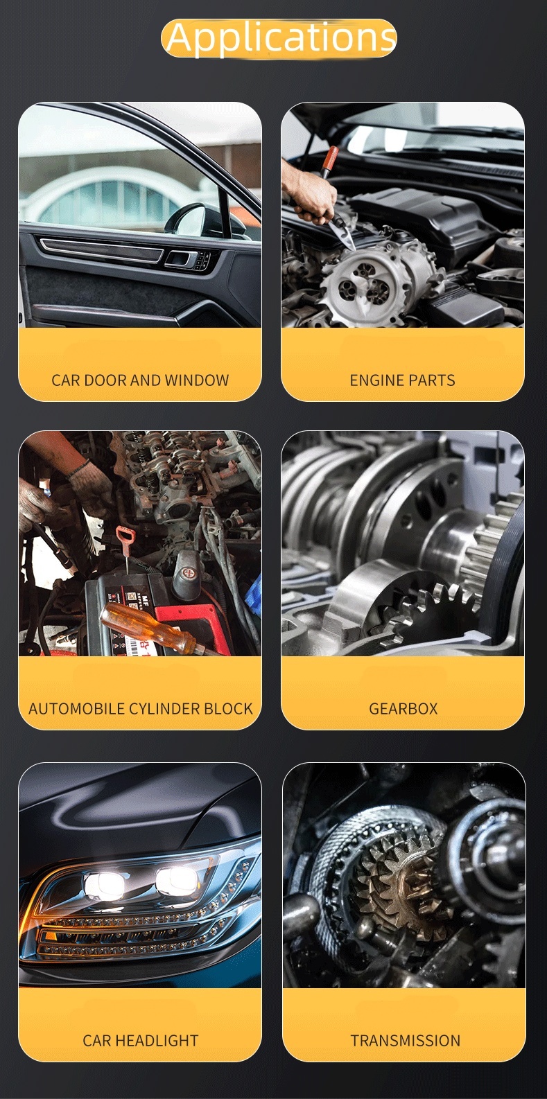 Automobile Engines And Auto Parts RTV High Temperature Resistant Silicone Adhesive