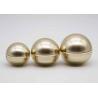 Buy cheap Spherical Cosmetic Cream Containers Gold Color Volume 30g 50g OEM Available from wholesalers