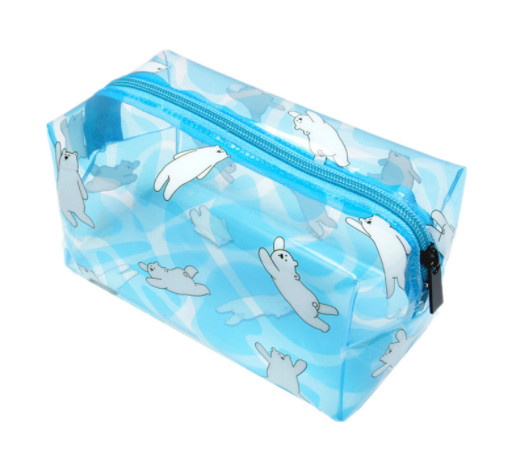 Waterproof EVA Cosmetic Bag , Logo Printed Travel Cosmetic Bags