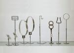 Stainless Steel Store Display Props For Bags / Tie / Shoes / Belt Customized