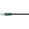 Buy cheap IP67 M8 Connector Harness With Open Ended Wires Male Straight Shield 3P PUR 5m from wholesalers