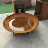 Buy cheap Modern Outdoor Indoor Garden Corten Steel Bbq Firepit Customized from wholesalers