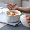 Buy cheap EU Round White Porcelain Dessert Bowls Dishwasher Safe from wholesalers