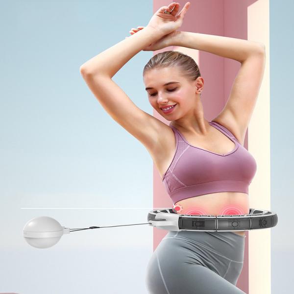 Buy cheap 24 Section Weighted Smart Hula Hoop LED , Weighted Gym Hula Hoop Digital from wholesalers