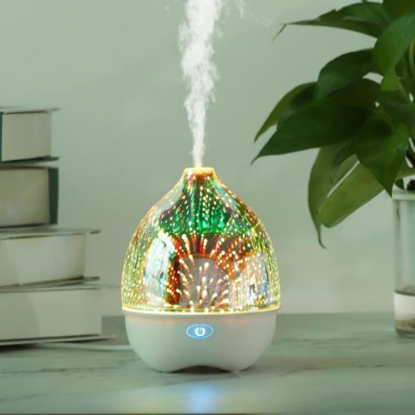 Buy cheap 3D Glass Oil Ultrasonic Aroma Diffuser 70ml Electric USB Powered from wholesalers