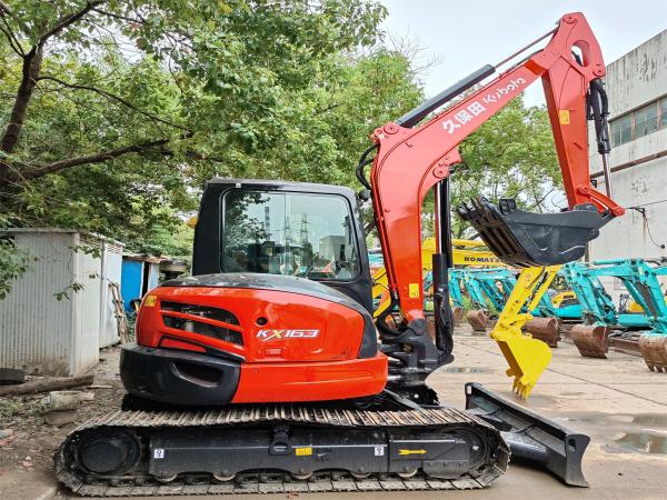 Buy cheap 5.5 Tons Used Kubota Equipment Kubota KX163 5 Crawler Hydraulic Excavator U-35 from wholesalers