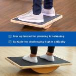 Wood Wobble Exercise Balance Board, Indoor Balance Board for Physical Therapy