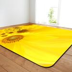 Rose Flower Living Room Floor Carpets Commercial Restaurant Carpet 80*120cm