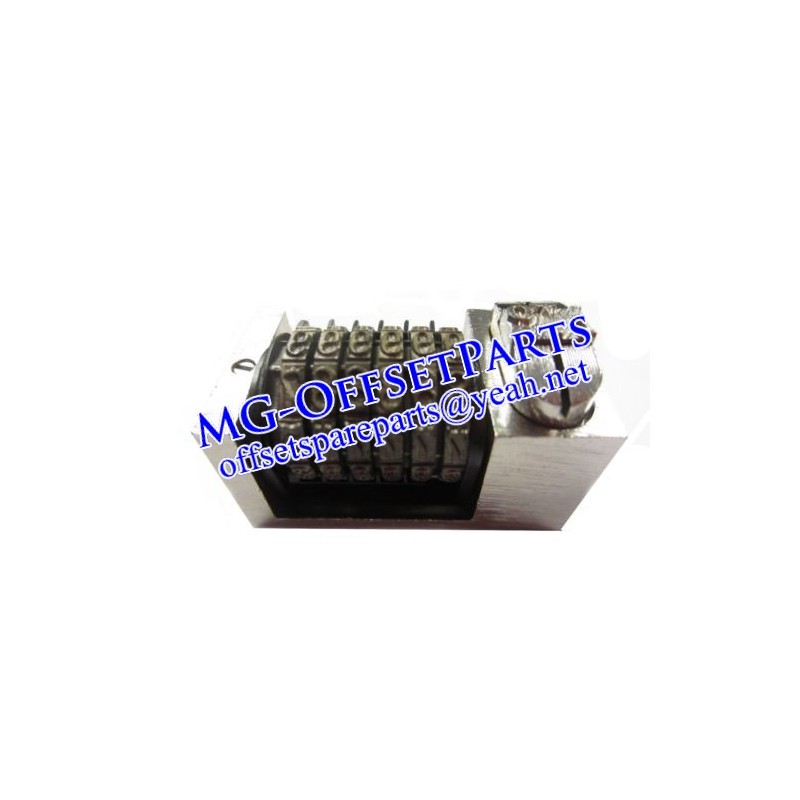 HD No. SKIP 2 Letterpress numbering machine 6 Digits Backward