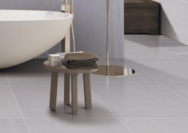 Inkjet Dry Glaze Carpet Ceramic Tile , Bedroom Floor Tiles 600*600mm Size Light