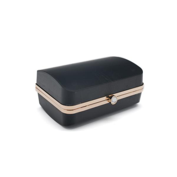 254g Electroplating Big Makeup Box Clutch Frames With Handle