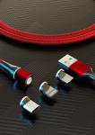 OEM / ODM Quick Charge Magnetic Cable , Magnetic Usb C Data Cable Fast Charging