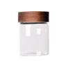Buy cheap Heat Resistant Glass Storage Bottle Jar With Acacia Wooden Screw Top Lid from wholesalers