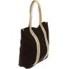 Buy cheap 35*37*11CM Black Cotton 5oz 24oz Canvas Tote Bag from wholesalers