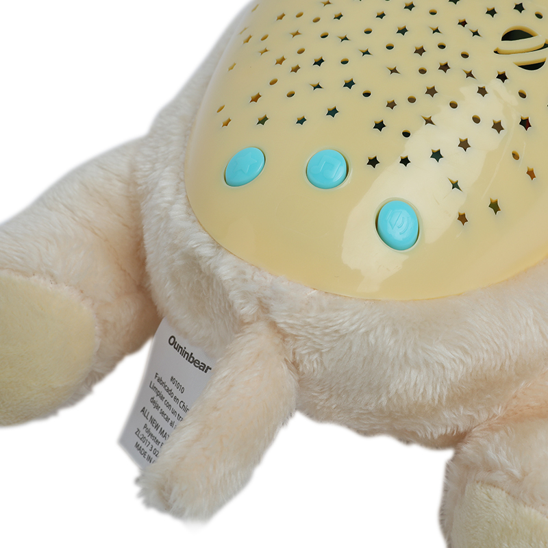 0-7Years Old Baby Sleep Soother Toy Dog Plush Doll With Projectable Lighting And Music