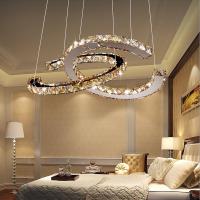 Buy cheap Chanel Shape Crystal Pendant Lamp For Kitchen Bedroom Restaurant Cloths Shop product