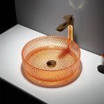 Buy cheap Bathroom Vessel Sink Bowls Glass Italy Design High End Table Top Counter Wash from wholesalers