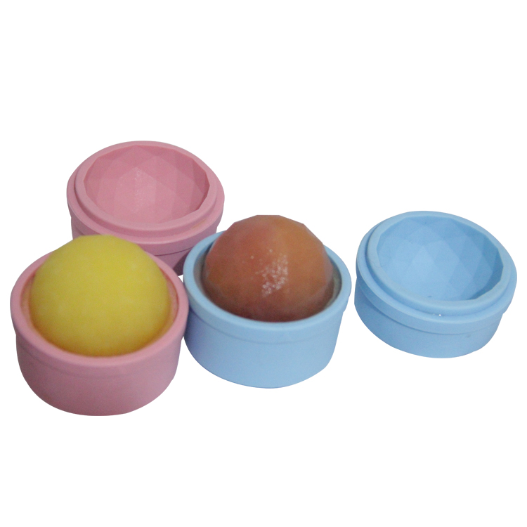 2 pcs food grade silicone diamond ball shaped ice cube tray silicone ice cube tray mold