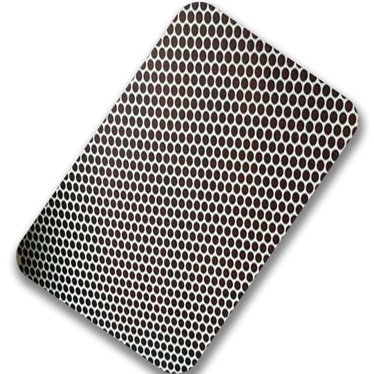 4x8 Pentagon Hole SS 304 Decorative Perforated Metal Sheets For Wall Covering