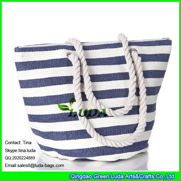 Buy cheap LUDA large capacity women handbags striped ladies handbag casual tote straw bag from wholesalers