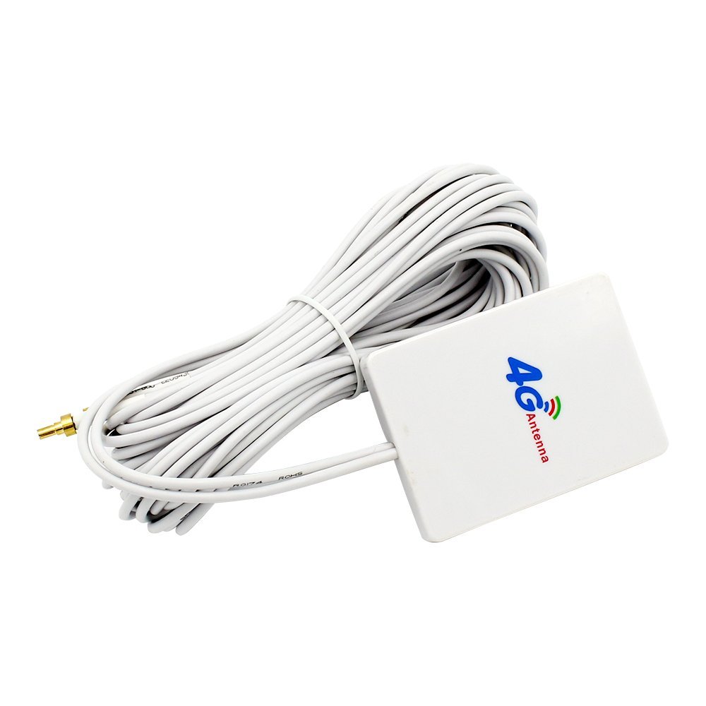 GSM 3G 4G LTE High Gain MIMO Panel Antenna with TS9 /SMA 74*54mm Vertical Polarization