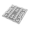 Buy cheap Square Clear LED Ceiling Light Lens Plastic 90 Degree 5050 For Tunnel Lighting from wholesalers