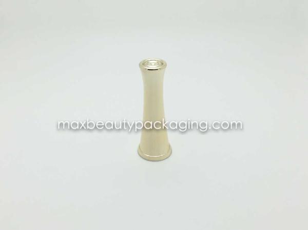 N2023 uv metallic gold coating finish nail polish cap nail polish packaging