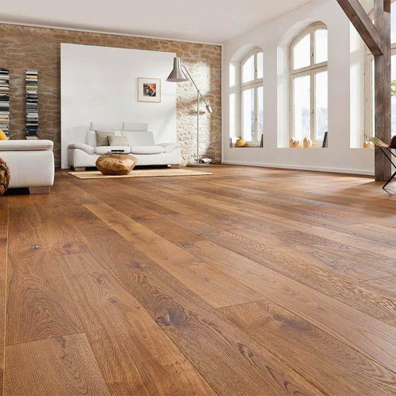 Multilayer 10mm 11mm 12mm Engineered Teak Flooring SPC Composite Wood Flooring Indoor