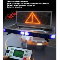 Buy cheap LED warning display screen signboard for police traffice cars trucks lightbar product
