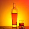 Buy cheap 750ml Square Glass Bottle For Gin Whiskey Wine Vodka Healthy Lead Free Material from wholesalers