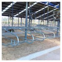 Buy cheap Single Side Ergonomic bending Cow Farming Equipment Cattle Free Stalls product