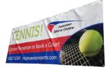 Satin Fabric Hanging Banners Colorful Coated Material Hanging Banner Signs