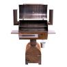 Buy cheap Outdoor Corten Steel BBQ Fire Grill Charcoal Smoker With Circle Plancha Grill Plate from wholesalers