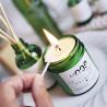 Buy cheap FDA Gift Aluminum Cover Dia 5cm 7.2cm Glass Candle Cup from wholesalers