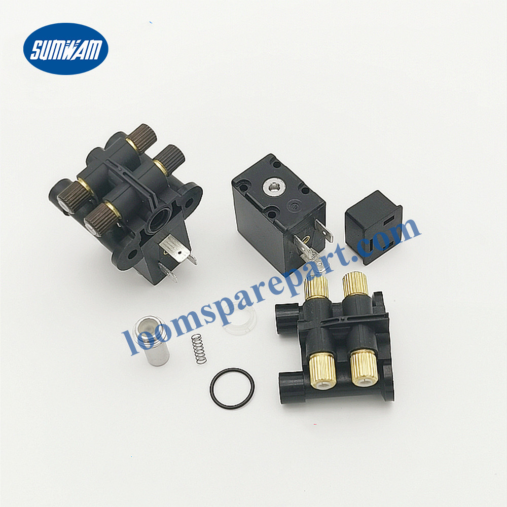 Picanol DELTA Picanol Omni Spare Parts For Textile Looms Sub Nozzle Solenoid Valve Set