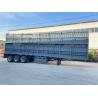 Buy cheap Livestock Transport Trailer Cattle / Cow Fence Carrier Truck with Jost E100 Landing Gear from wholesalers