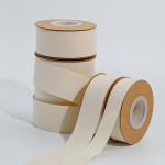 Buy cheap 10mm-32mm Natural White Cotton Ribbon 100% Cotton Woven Ribbon from wholesalers