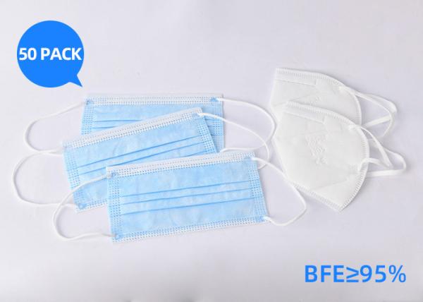 Buy cheap Anti Dust Earloop Face Masks Surgical Mouth Mask Adjustable Nose Piece from wholesalers