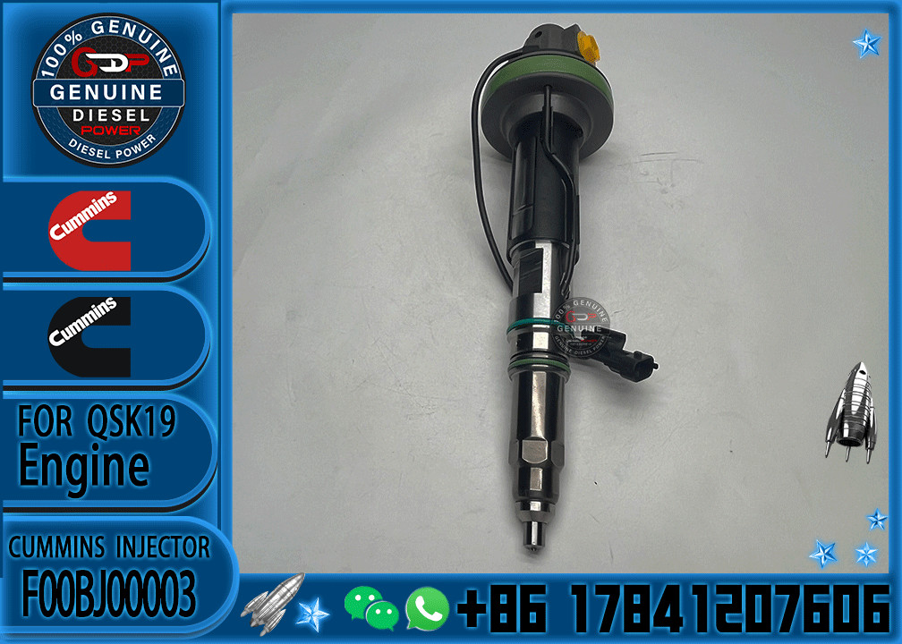 Common Rail Fuel Injector 288-2078 2882078 F00BJ00002 F00BJ00003 for Cummins QSK19 QSK60 Engine
