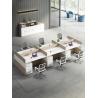 Buy cheap ISO Certified Office Furniture Supervisor Staff Desk and Chair Set for 4 Person Team from wholesalers