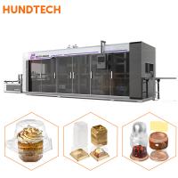 Buy cheap Hotel Restaurant Cake Box Making Machine Multistation Vacuum Forming Equipment product