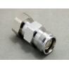 Buy cheap 4.3-10 adapter customized 4.3-10 male(plug) to 4.3-10 female(jack) Jiangsu manufacturer high quality all brass 50ohm from wholesalers
