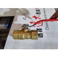 Buy cheap PTFE Seal Threaded Brass Water Valve 1.6 Mpa Pressure product