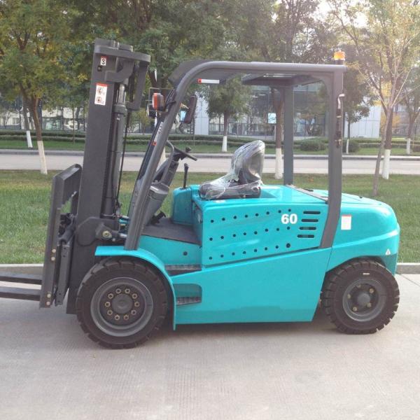 Buy cheap 6 Ton AC Electric Forklift Truck Battery Power Type With Lifting Height 6000mm from wholesalers