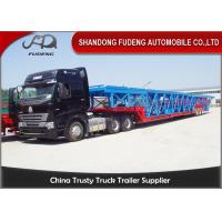 Buy cheap Double Axles Vehicle Transport Trailer Wheelbase Dimensions 10 Cars Carry product