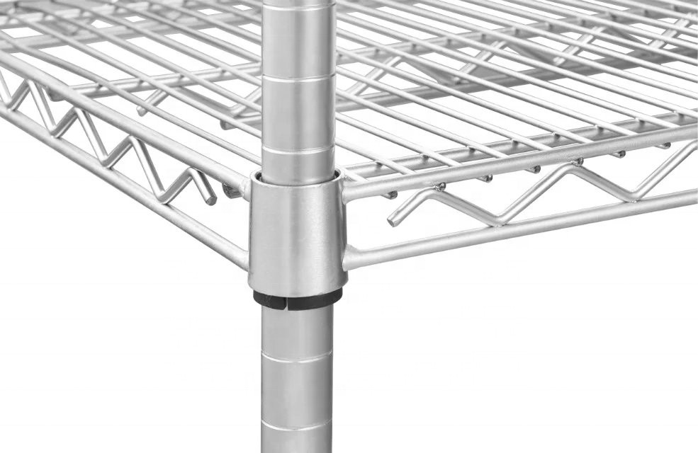 35 Inch 150kgs 1600mm 6 Shelf Storage Wire Shelves Shelf Metal Shelving